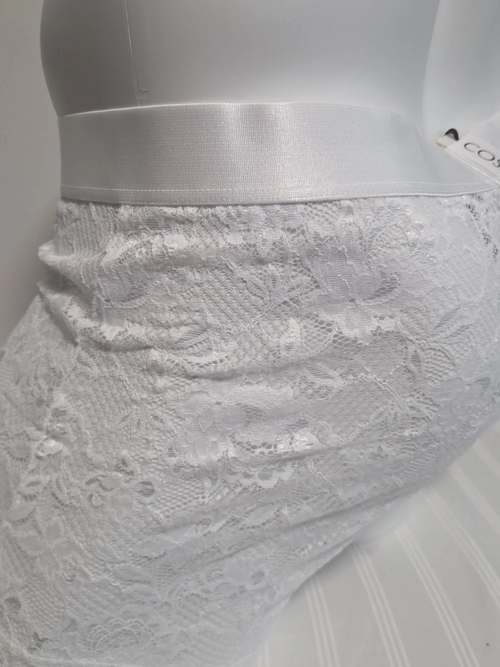 Cosabella White Lace Boxer Briefs for Men